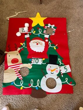 Mud Pie Christmas Toss Game - Red, Green, Yellow